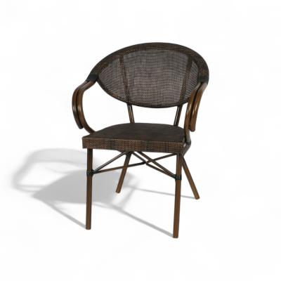 🪑 Outdoor Chair – Brown Mesh