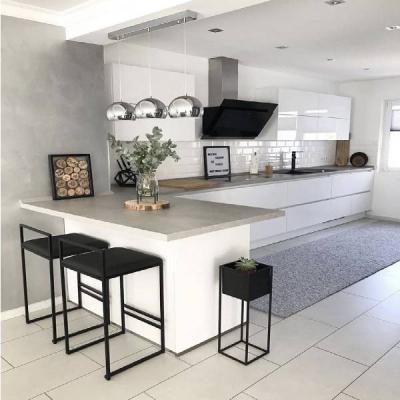 🪑 Bar Chairs – Black × Black_2pcs