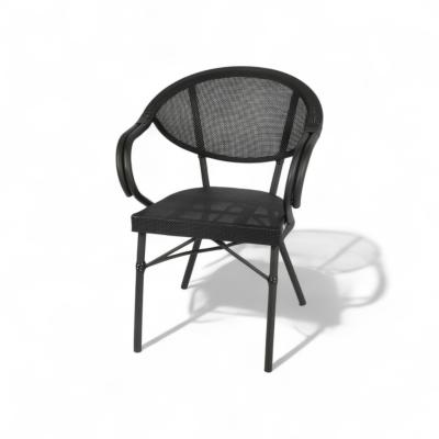 🪑 Outdoor Chair – Black Mesh
