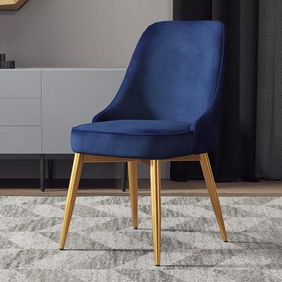 🪑 Dining Chair – Blue × Gold