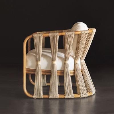 🪑 Wooden Chair – Off White Upholstery