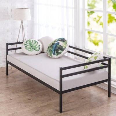 🛋️ كنبة ستيل أسود × أوف وايت – قطعة واحدة
